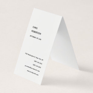 Exklusive Special Black & White Modern einzigartig Visitenkarten