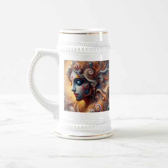 Exklusive Tasse krishna gestrichen (Links)