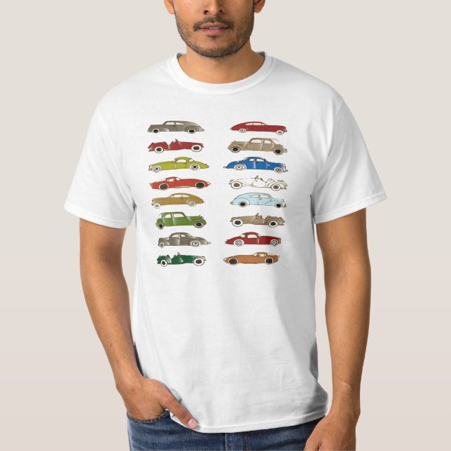 Exklusive Vintage antikes Auto-Sammlungs-T - T-Shirt (Vorderseite)