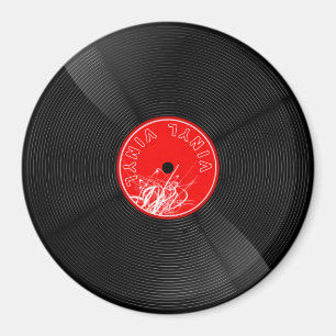 Exklusive Vinyl Record Magnet