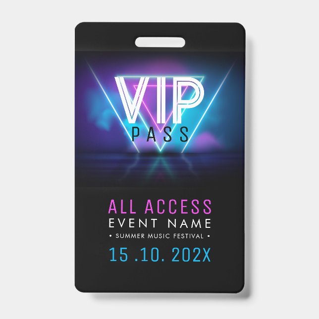 Exklusive VIP-Access-Veranstaltung Ausweis (Vorderseite)