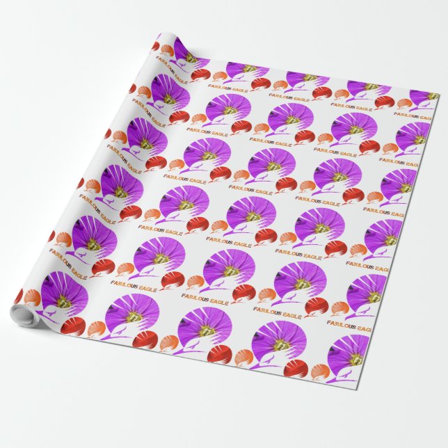 exklusiver Adler Geschenkpapier (Ungerollt)