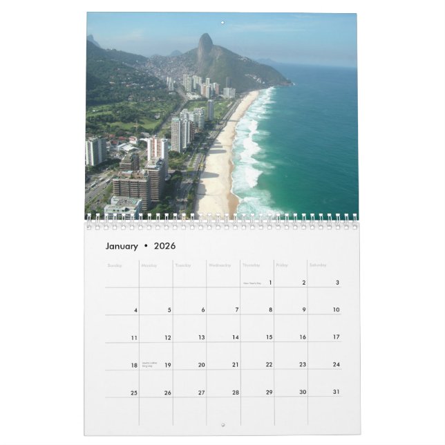 Exklusiver Bild-Kalender Rio de Janeiro Kalender (Jan 2026)
