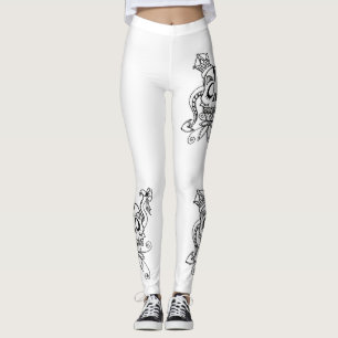 Exklusiver Entwurf der Gamaschen. Sculls Leggings