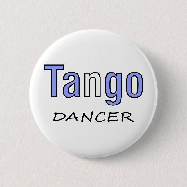 Exklusiver Entwurf des Tango-Tänzers! Button (Vorderseite)