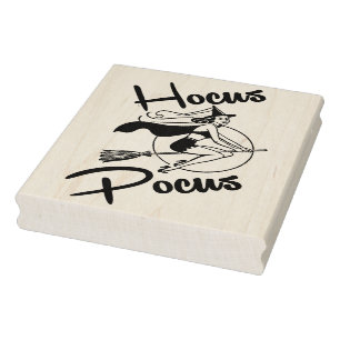 Exklusiver Hocus Pocus Retro Briefmarke aus Kautsc Gummistempel