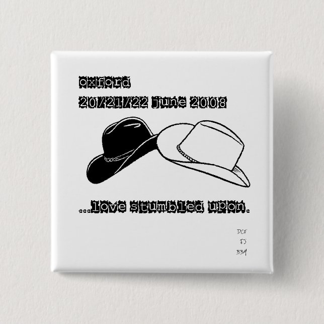 Exklusiver Kühlschrank-Magnet Oxfords Button (Vorderseite)