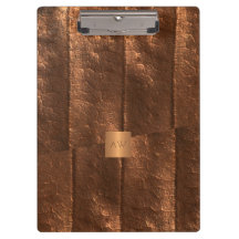 Exklusiver Luxus aus Kupfermetall mit Monogramm