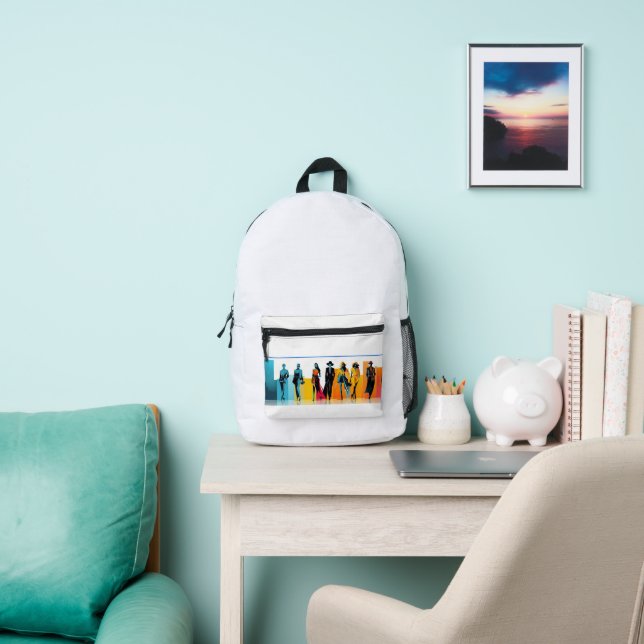 "Exklusiver Online-Verkauf: [Lederbezug]- Limited  Bedruckter Rucksack (InSitu)