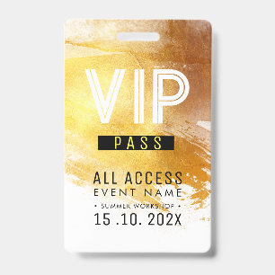 Exklusiver VIP-Zugang Event-Workshop Ausweis