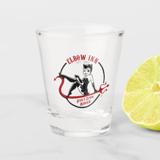 Exklusives Elbow-Inn-Shot-Glas Schnapsglas