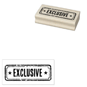 Exklusives Zeitungsdesign mit Strapazen Gummistempel