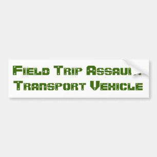 Exkursions-Angriffs-Transportfahrzeug Autoaufkleber