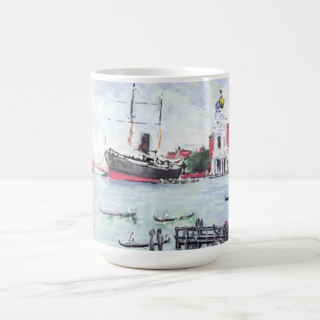 Exkursions-Pier 1901 Venedigs Italien Kaffeetasse (Mittel)