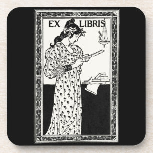 Exlibris im Jugendstil Untersetzer