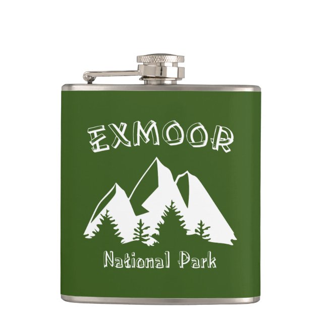 Exmoor-Nationalpark Flachmann (Vorderseite)