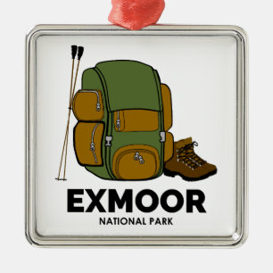 Exmoor Nationalpark-Rucksack Ornament Aus Metall