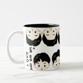 Exo cartoon cute design zweifarbige tasse