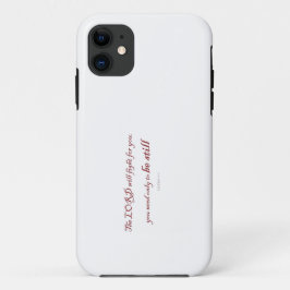 Exodus 14:14, Der Herr wird für euch kämpfen, Case-Mate iPhone Hülle