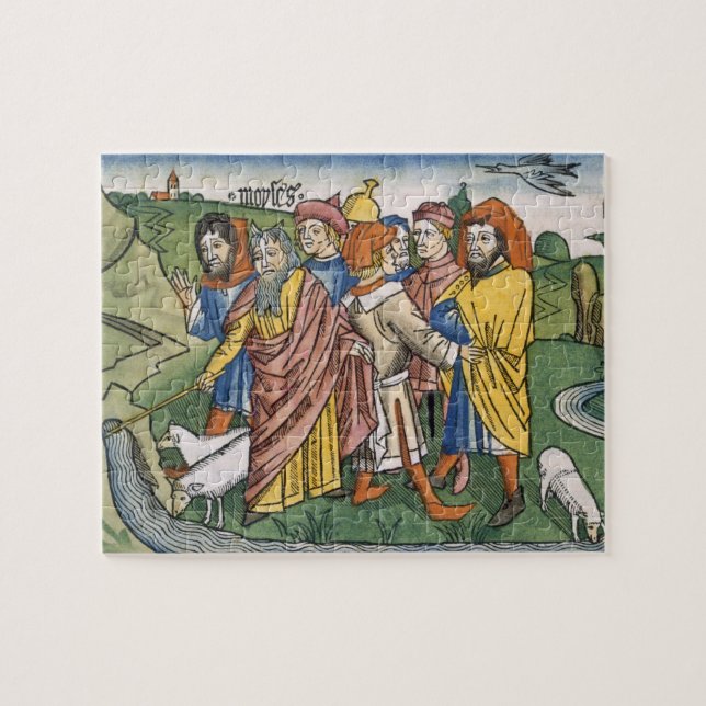 Exodus 17 1-7 Moses macht den Wasserstrom von (Horizontal)