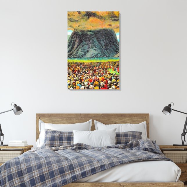 Exodus 19 Israel auf dem Berg Sinai Leinwand (Insitu (Schlafzimmer))