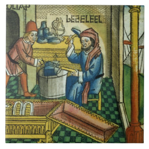 Exodus 31 2-8 Bezalel und Oholiab, welche die Fliese