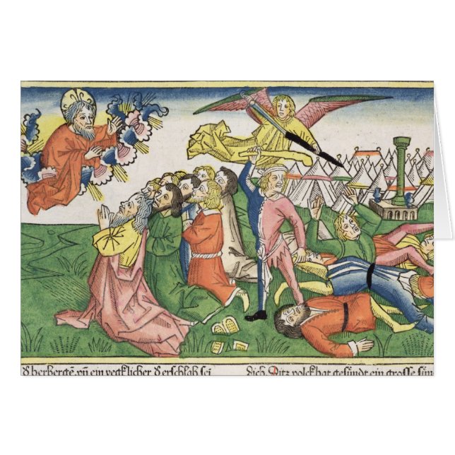 Exodus 32 15-23 Moses, der die Steintabletten (Vorderseite (Horizontal))
