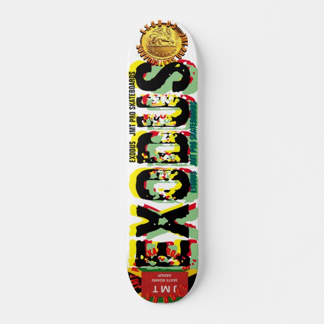 EXODUS JMT OFFIZIELL 7 3/4" Skateboarddecke Skateboard (Vorne)
