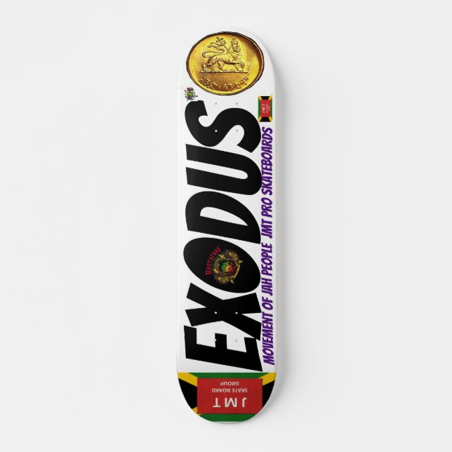 EXODUS JMT OFFIZIELL 7 3/4" Skateboarddecke Skateboard (Vorne)