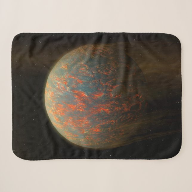 Exoplanet 55 Cancri E und seine geschmolzene Oberf Sherpadecke (Vorderseite (Horizontal))