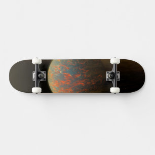 Exoplanet 55 Cancri E und seine geschmolzene Oberf Skateboard