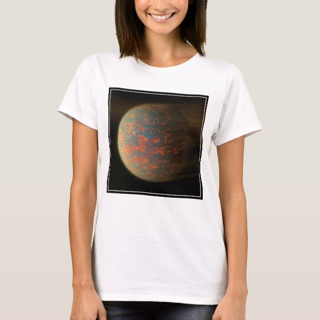 Exoplanet 55 Cancri E und seine geschmolzene Oberf T-Shirt (Vorderseite)