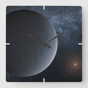 Exoplanet Ogle-2016-Blg-1195lb Orbits a Small Star Quadratische Wanduhr