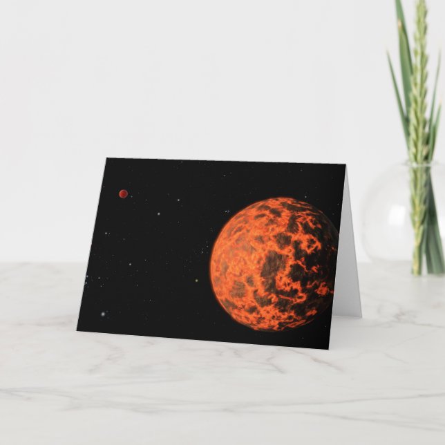 Exoplanet UCF-1.01 Orbit eines Sterns namens GJ 43 Karte (Vorderseite)