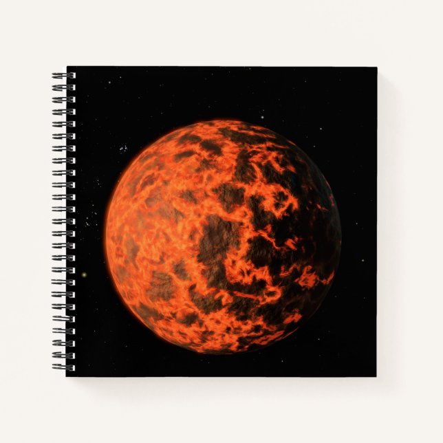 Exoplanet UCF-1.01 Orbit eines Sterns namens GJ 43 Notizbuch (Vorderseite)