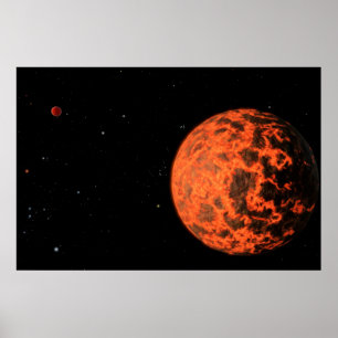 Exoplanet UCF-1.01 Orbit eines Sterns namens GJ 43 Poster