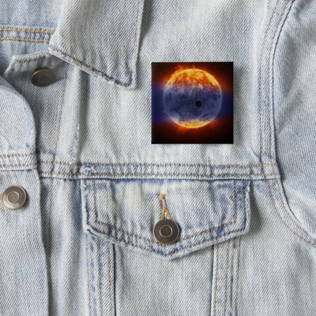 Exoplanet-Wolke GJ 3470b Button (Beispiel)