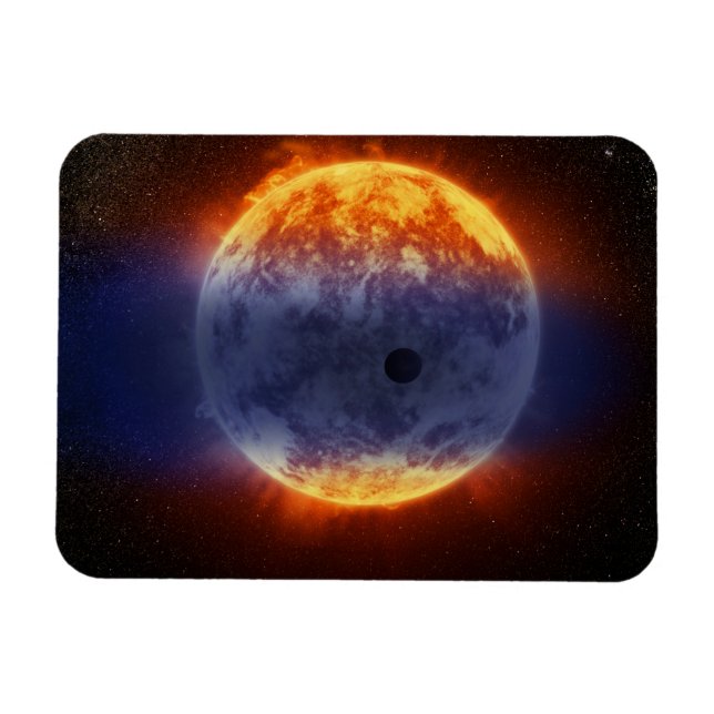 Exoplanet-Wolke GJ 3470b Magnet (Horizontal)