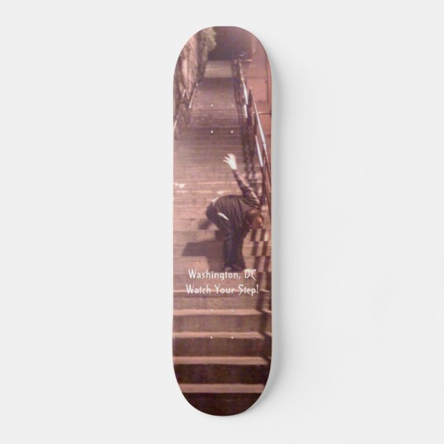 Exorcist, Washington, DC-Uhr Ihr Schritt! Skateboard (Vorderseite)