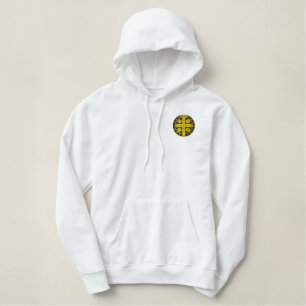 Exorzismus St. Benedict Medaille gestickter Hoodie