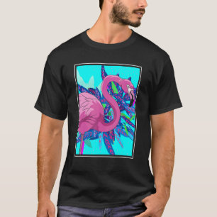 Exotic Animal ZoAnimal Tropical Bird Pink Flami T-Shirt