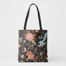 Exotic Asian Birds And Flowers
