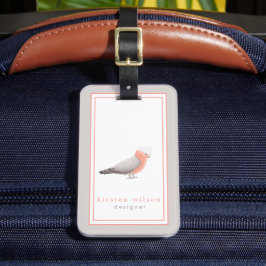 Exotic Australian Galah Bird - Personalisiert Gepäckanhänger