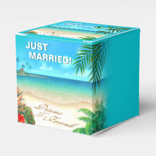 Exotic Beach FRAGTE mir, IHRE NAMEN IN SAND ZEICHN Geschenkschachtel