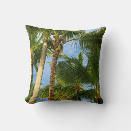 Exotic Beach Palm Trees Kissen