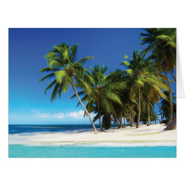 Exotic beach throw pillow (Devant horizontal)
