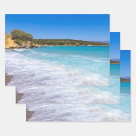 Exotic Beach Tropical Island Paradise Geschenkpapier Set