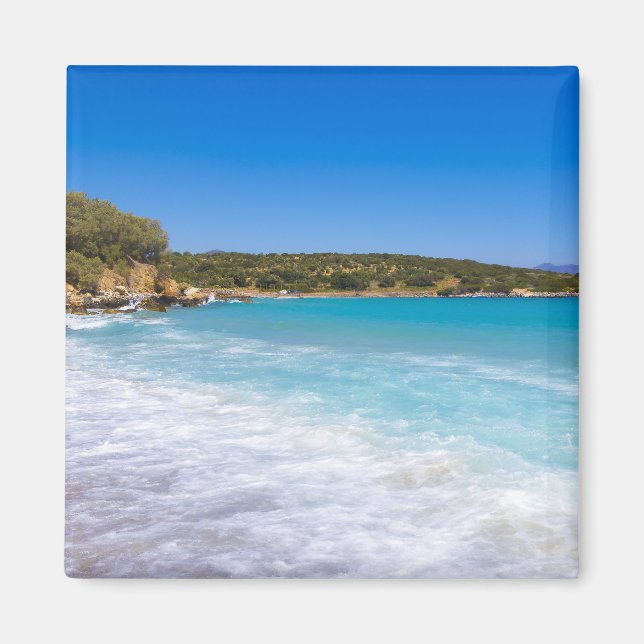 Exotic Beach Tropical Island Paradise Magnet (Vorne)