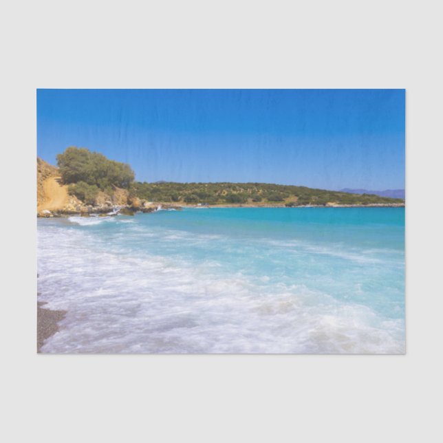 Exotic Beach Tropical Island Paradise Seidenpapier (Vorderseite)