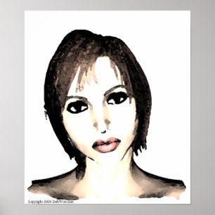 Exotic Beauty Print Poster